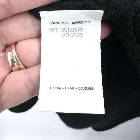 Gucci Black 100% Cashmere Cardigan Sweater Womens Large - Picture 7 of 8